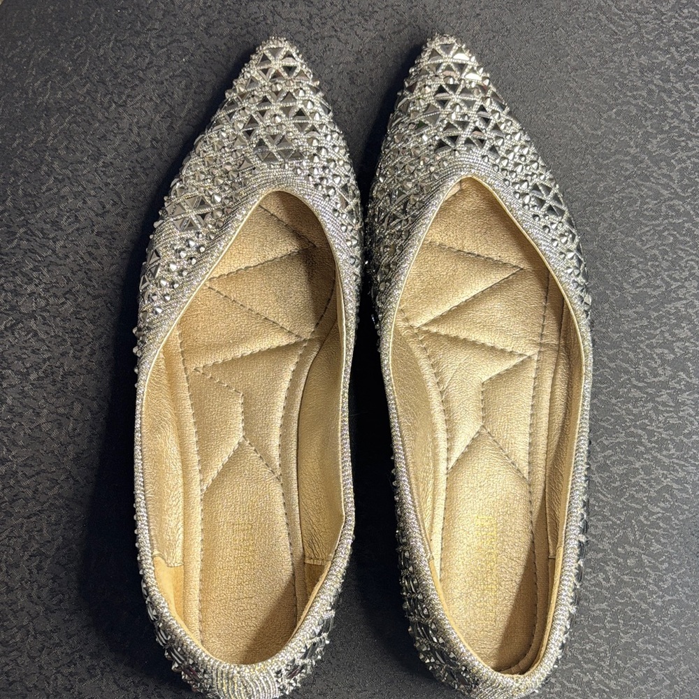 Silver Mesh Flats